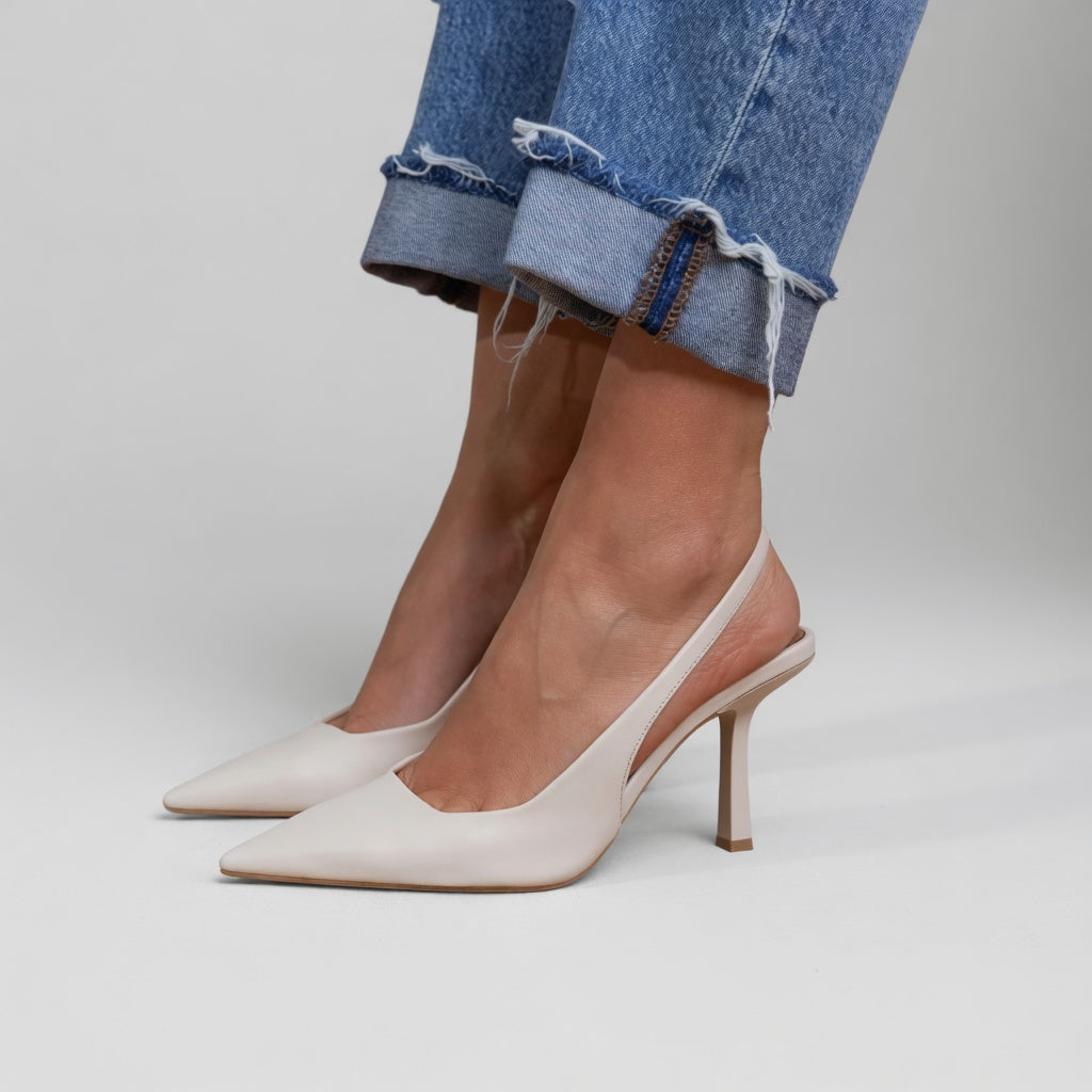Élizabeth™ — Escarpin Parisien Chic à Bout Ouvert et Talon Aiguille