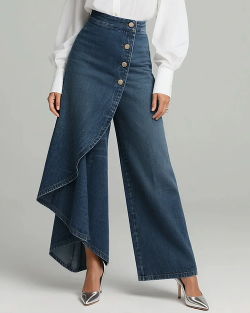 Calvra | Pantalon portefeuille en denim