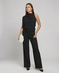 The Sovra Jumpsuit — Midnight Wide-Leg