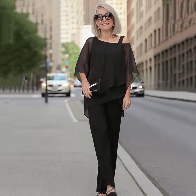The Liora Set — Midnight Chiffon