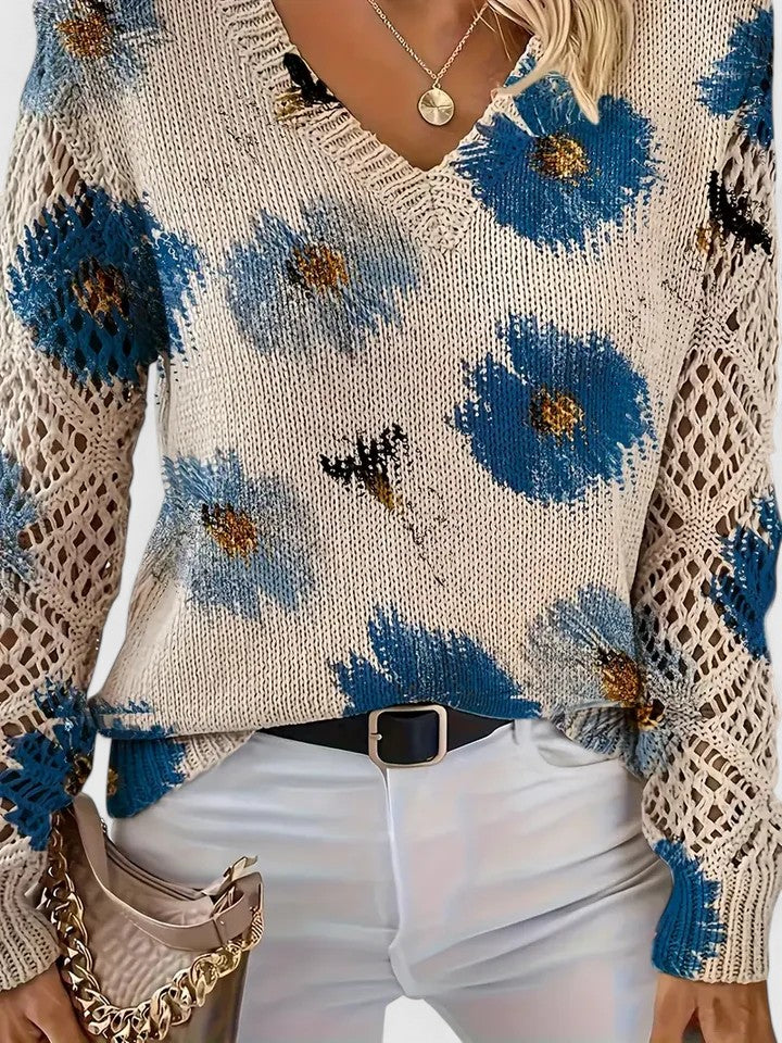 The Fiora Knit — Amethyst Bloom
