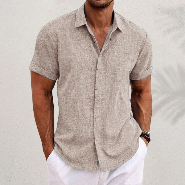 The Arvo — Textured Short-Sleeve Shirt