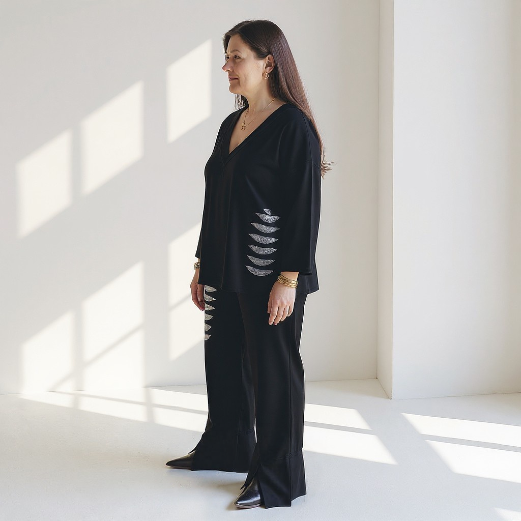 The Eira Set — Black Linen Blend