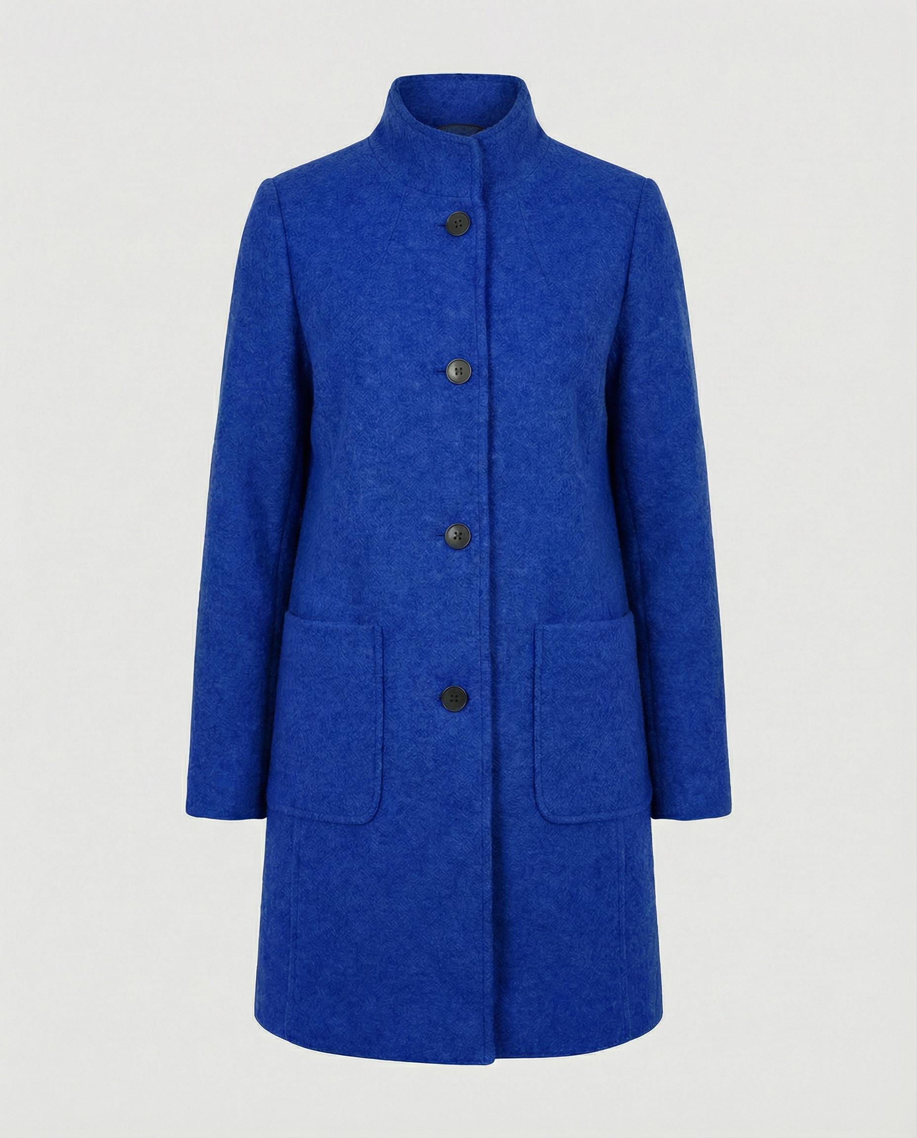 The Soren — Mist Wool-Blend Coat