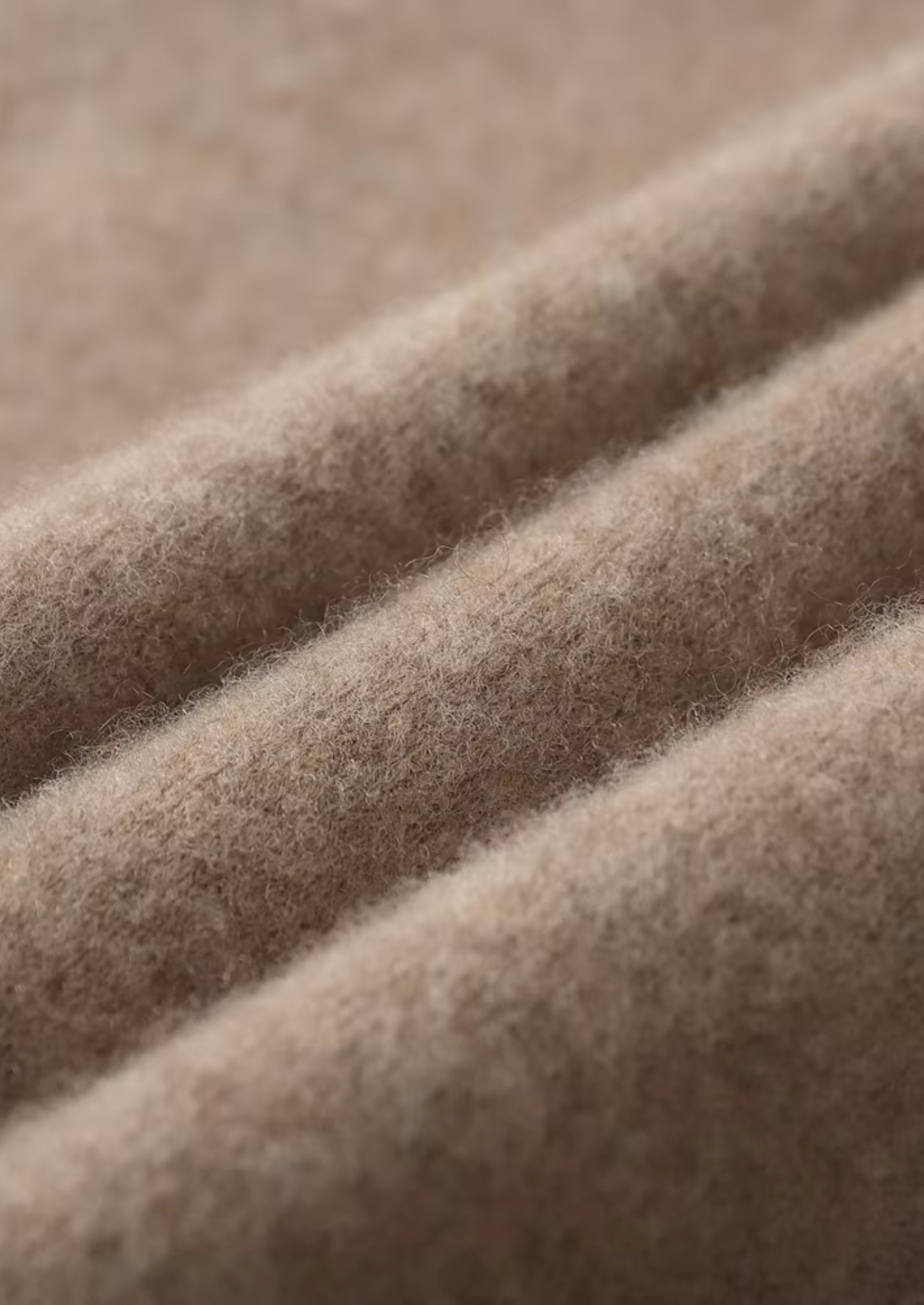 Sweat à capuche zippé en cachemire premium bicolore