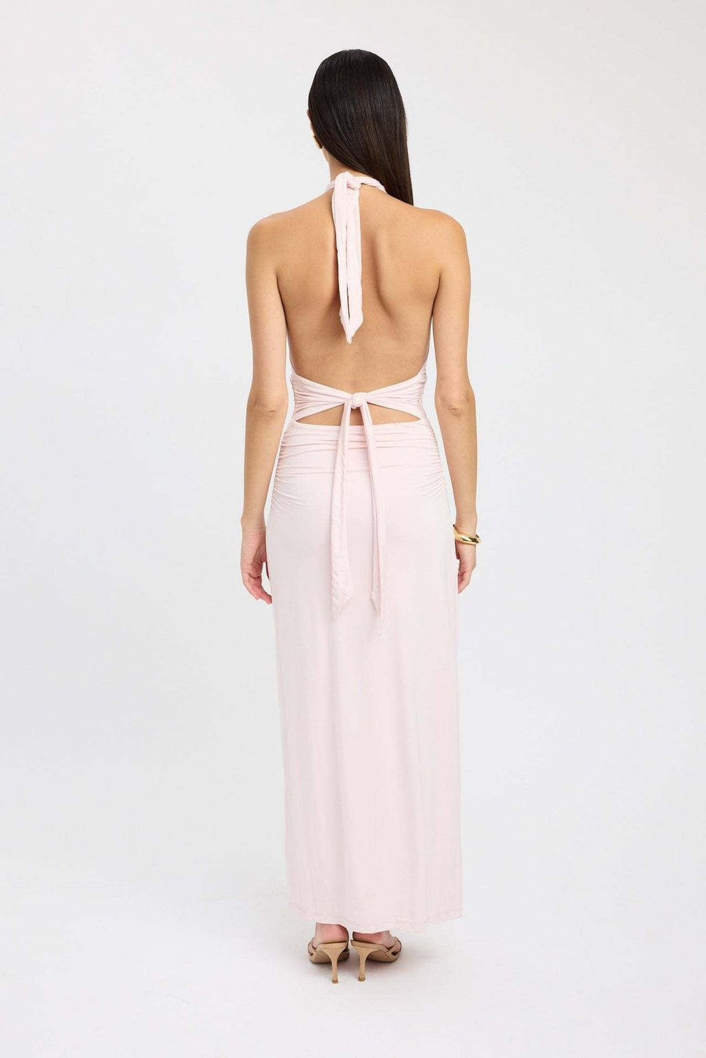 CARMEN | Robe Maxi avec Taille Froncée