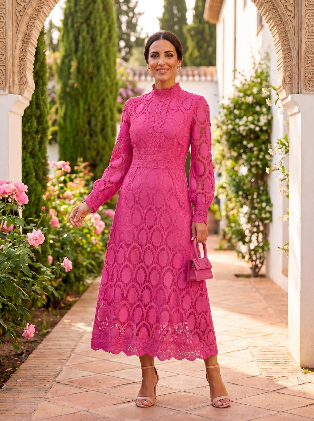Robe Élégante en Soie Carmona – Maison Claire et Sylvie