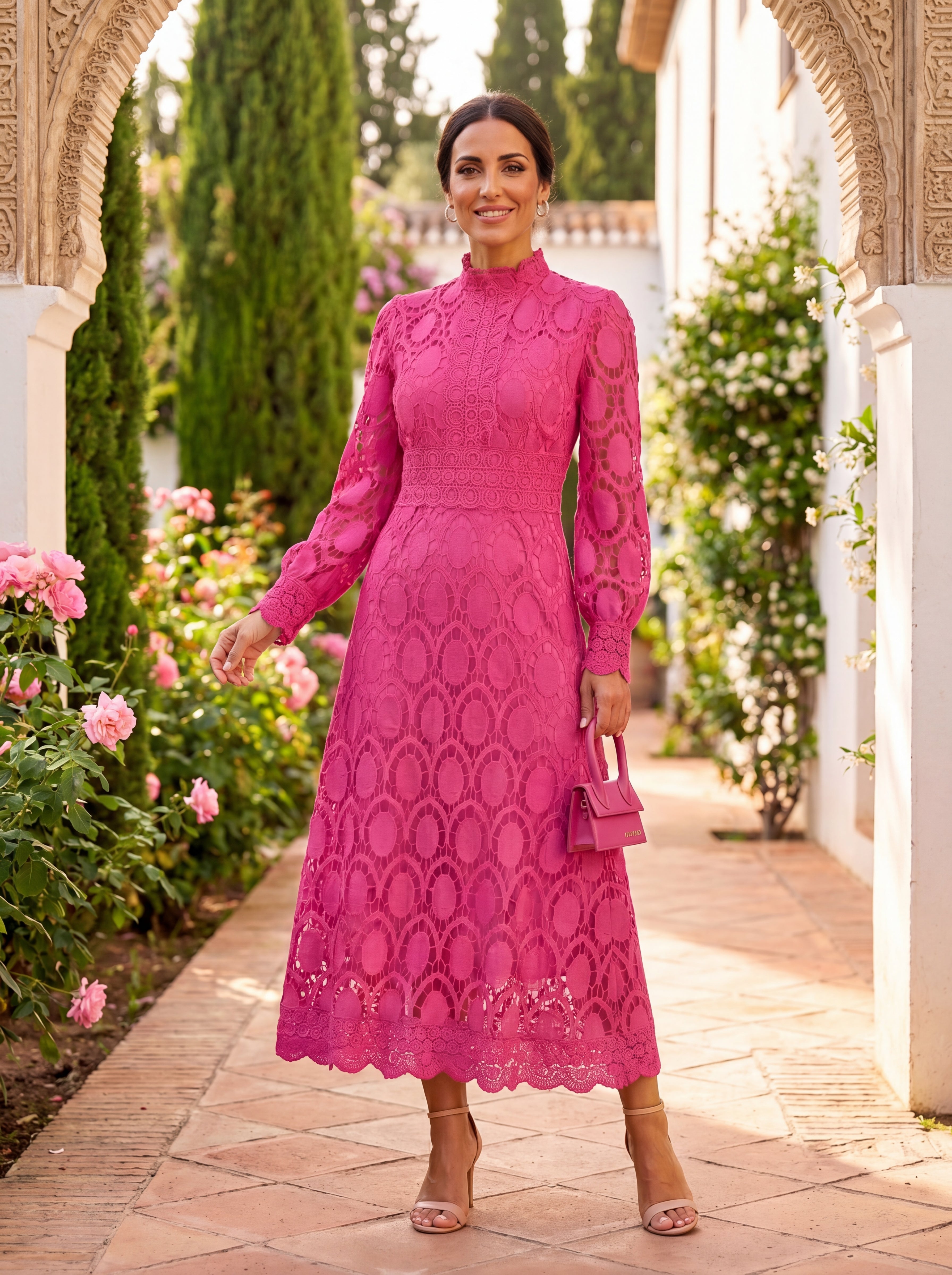Robe Élégante en Soie Carmona – Maison Claire et Sylvie