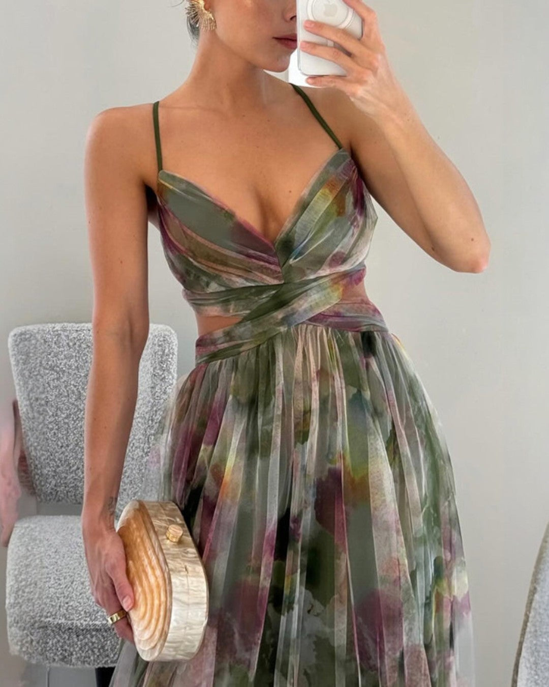 Robe Élégante en Soie Marbella – Maison Claire et Sylvie
