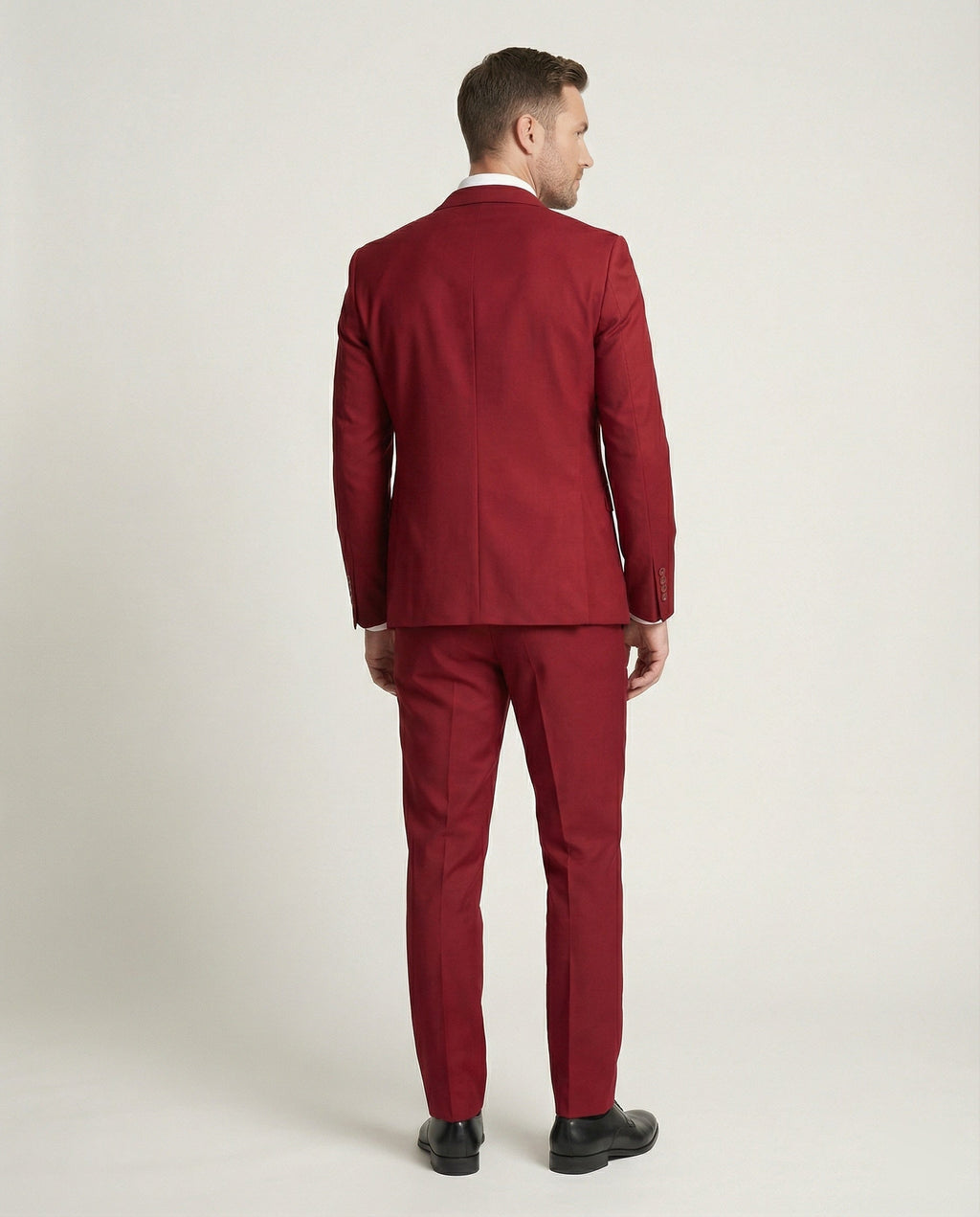 The Lyric — Crimson 3-Piece Suit