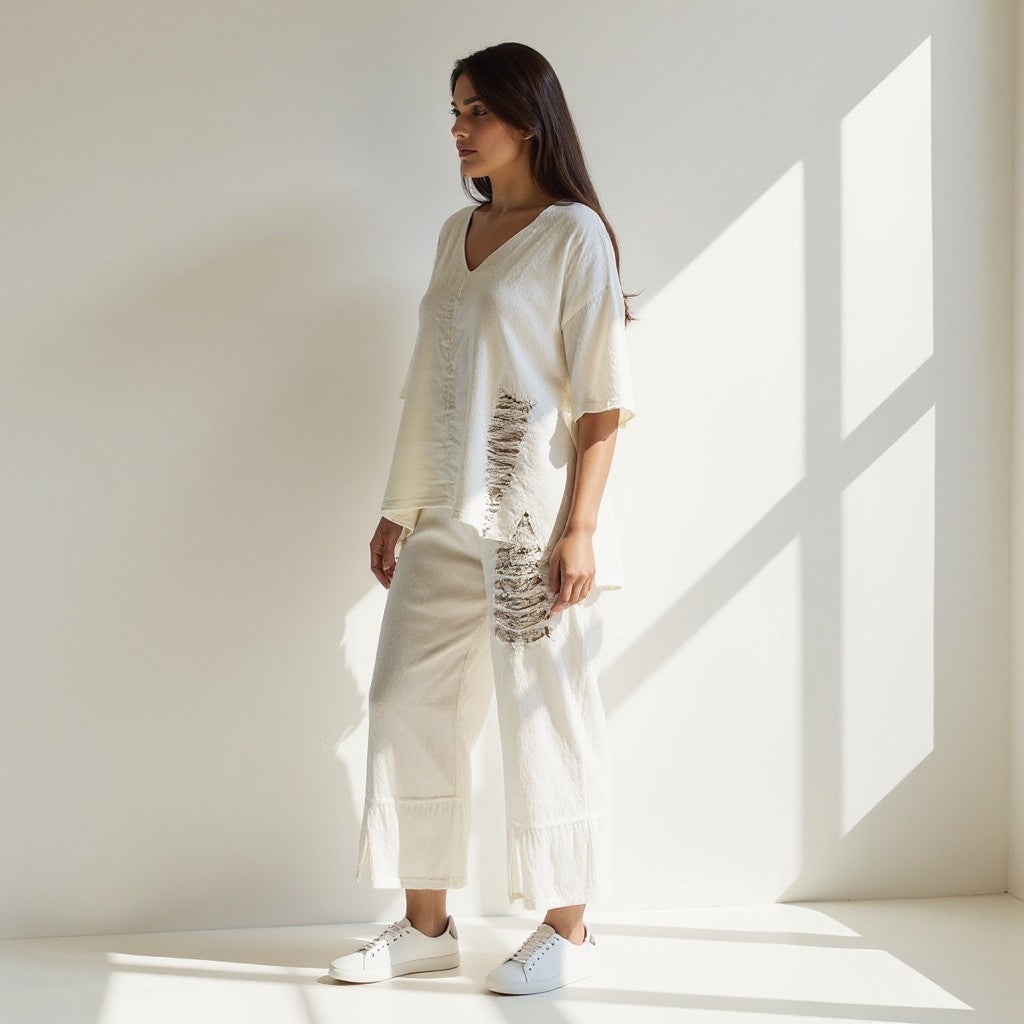 The Eira Set — Black Linen Blend