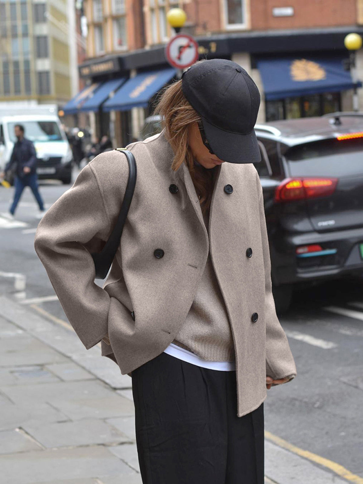 The Liora — Sand Wool Jacket