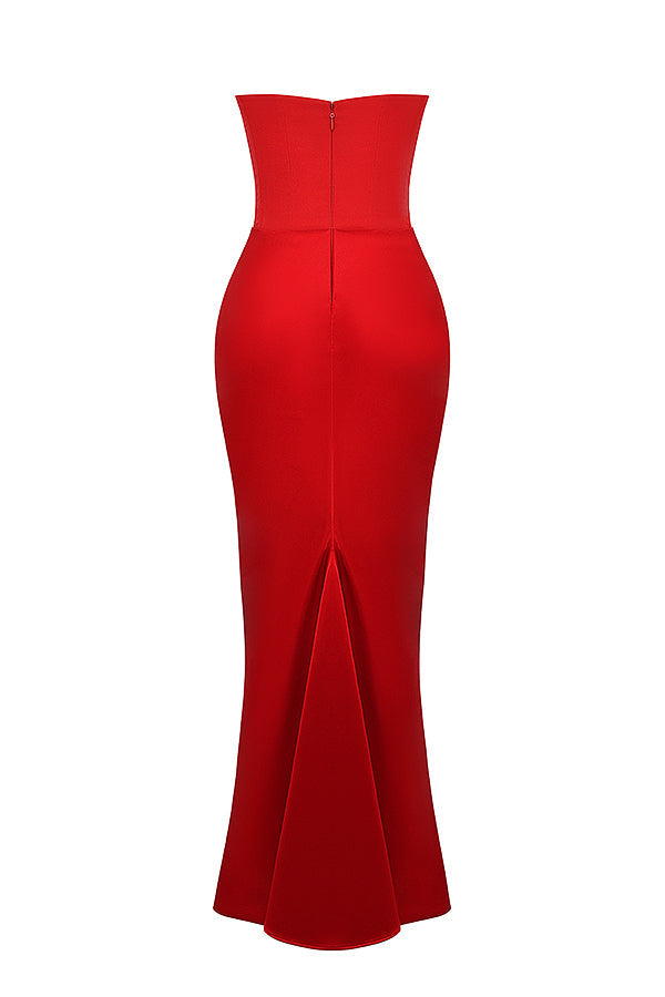 Persephone — Ivory Strapless Corset Gown