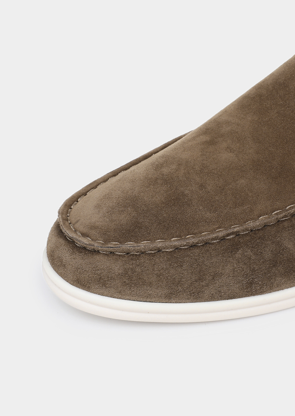 CHAUSSURE D'INTÉRIEUR EN DAIM OLIVE MARINA