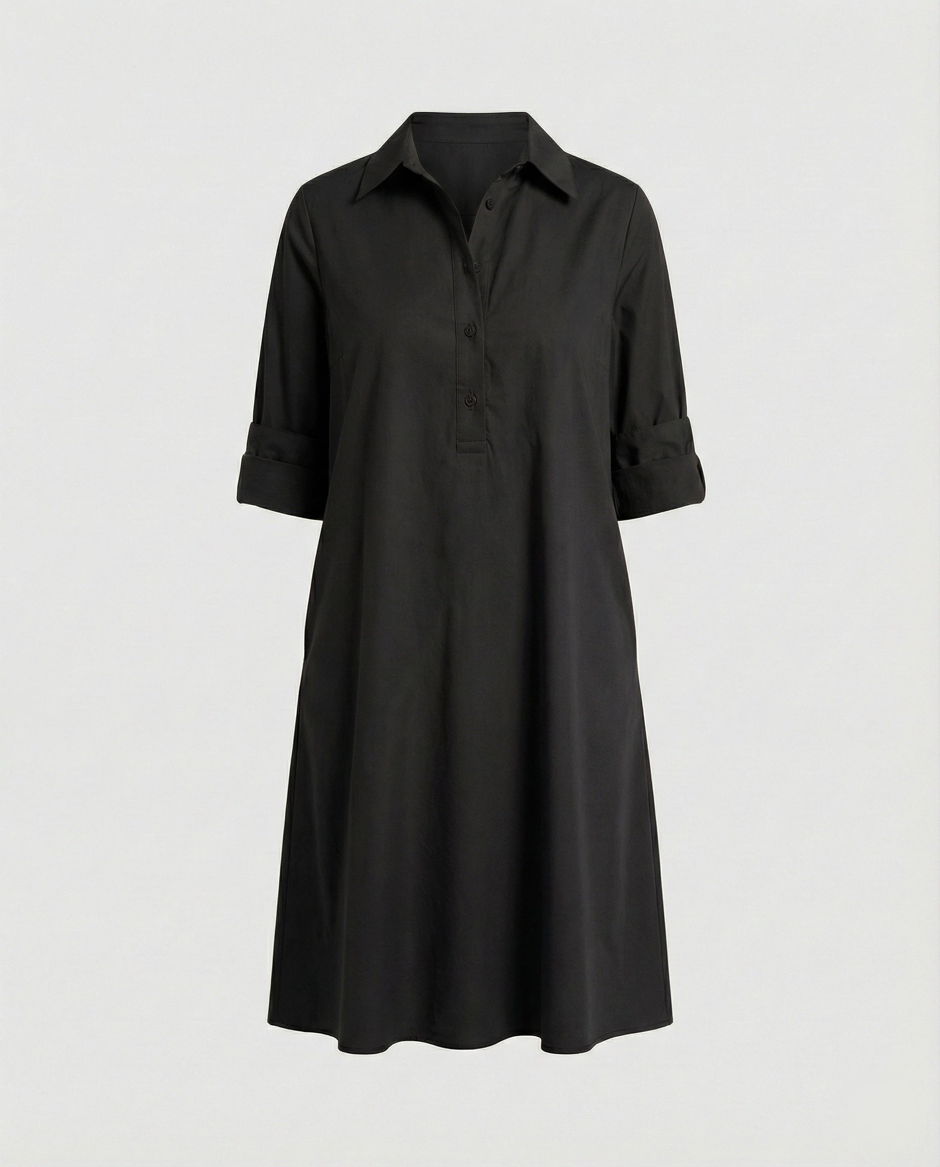 Liora Shirt Dress — Sunset Blush
