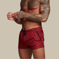 The Cael Quick-Dry Shorts — Burgundy