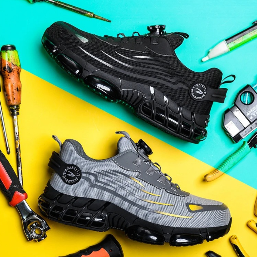 The Kyro Steel — Slate Dial Safety Shoes