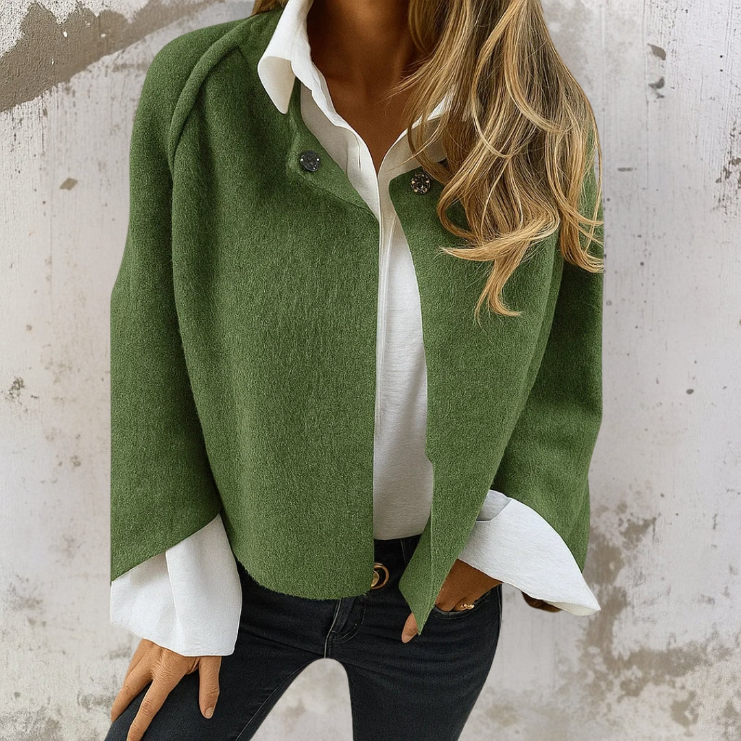 The Kaali — Cropped Khaki Blazer