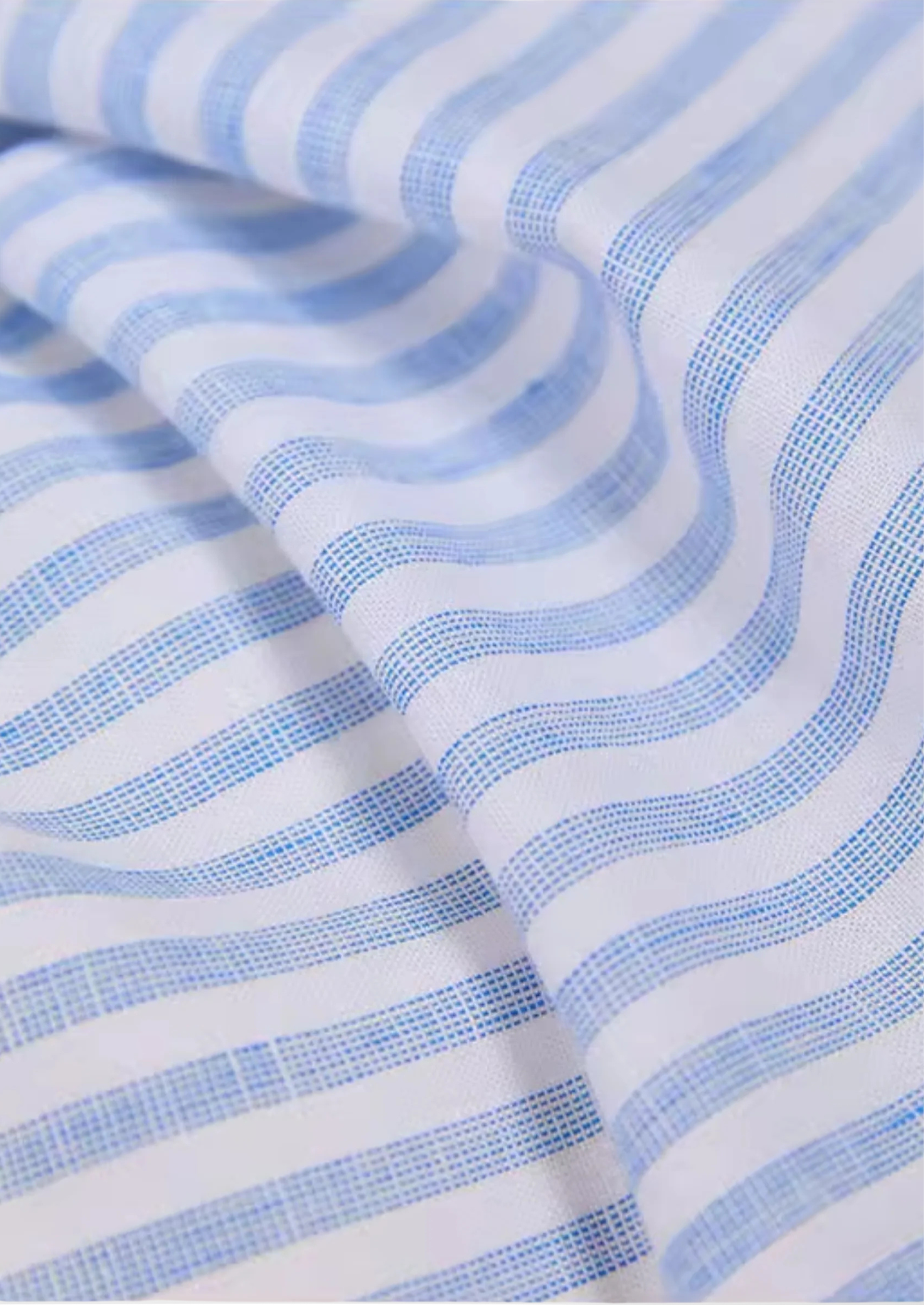 CHEMISE RAYÉE CÔTIÈRE PORTOFINO - Bleu Clair