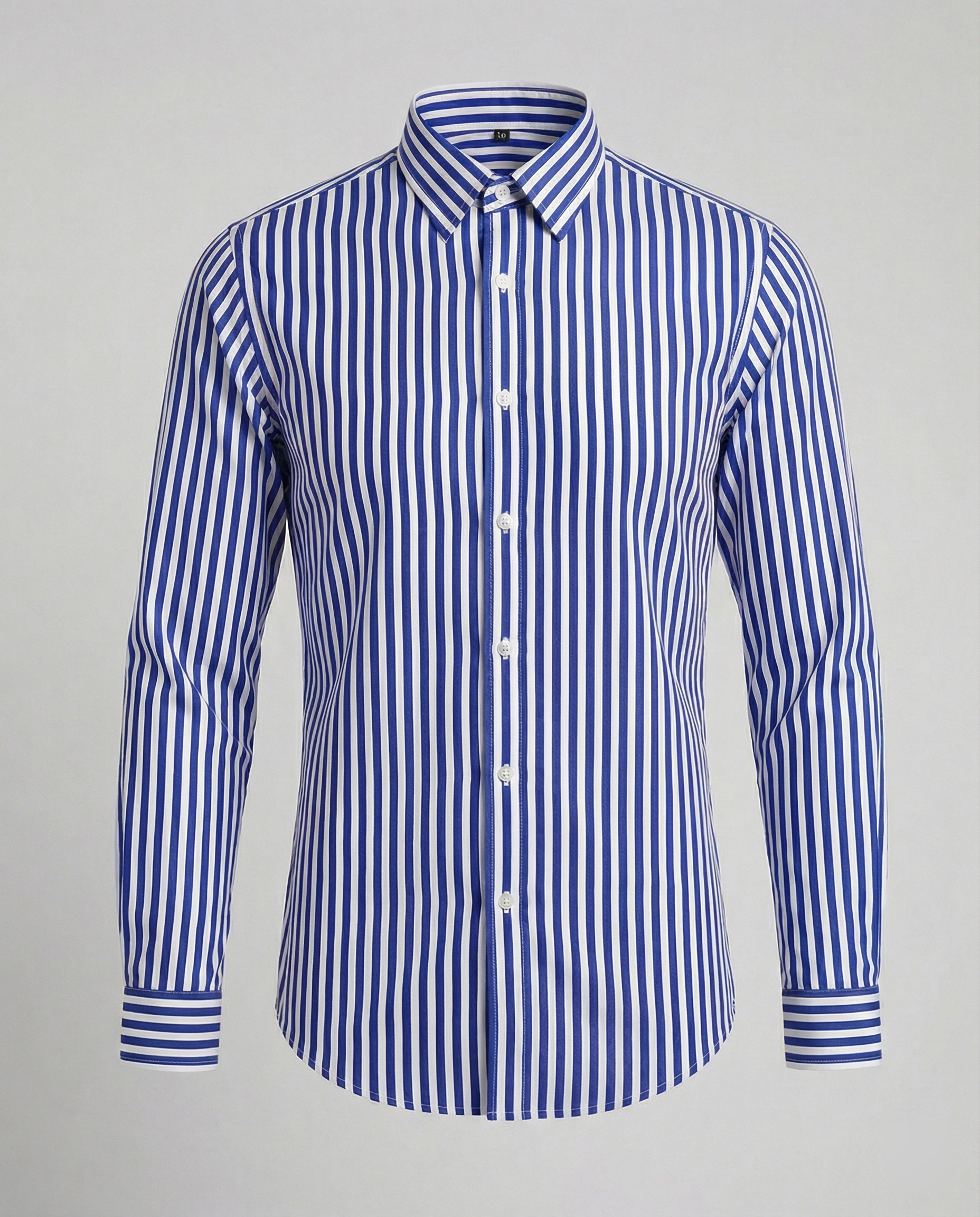 The Antonio Stripe — Scarlet Cotton Shirt