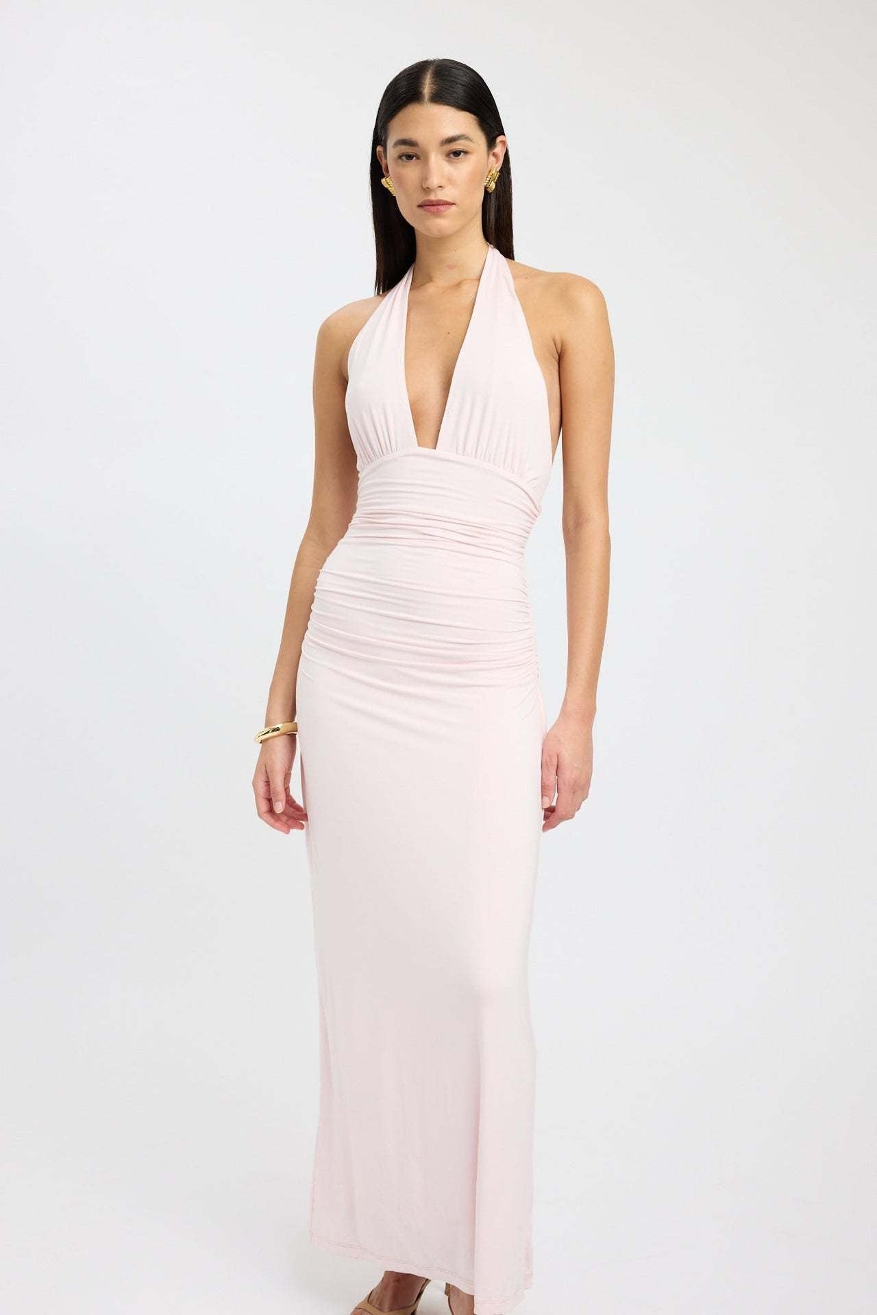 CARMEN | Robe Maxi avec Taille Froncée