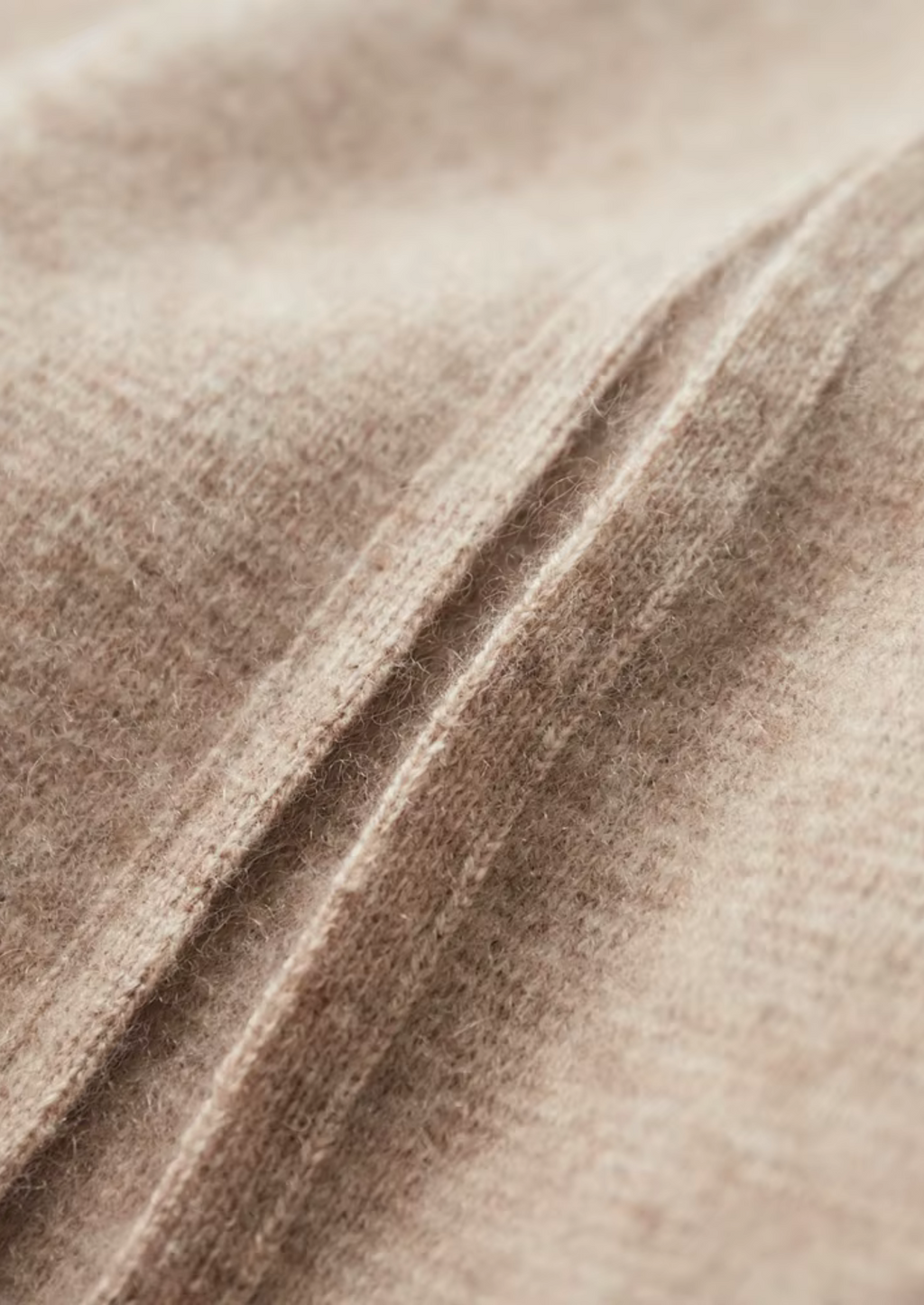 Pantalon slim en cachemire premium