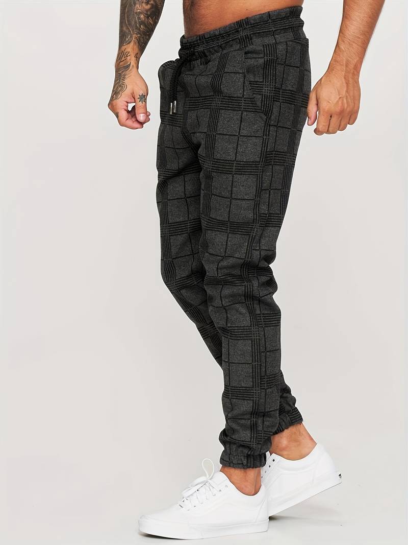 Anton Jogger — Storm Plaid