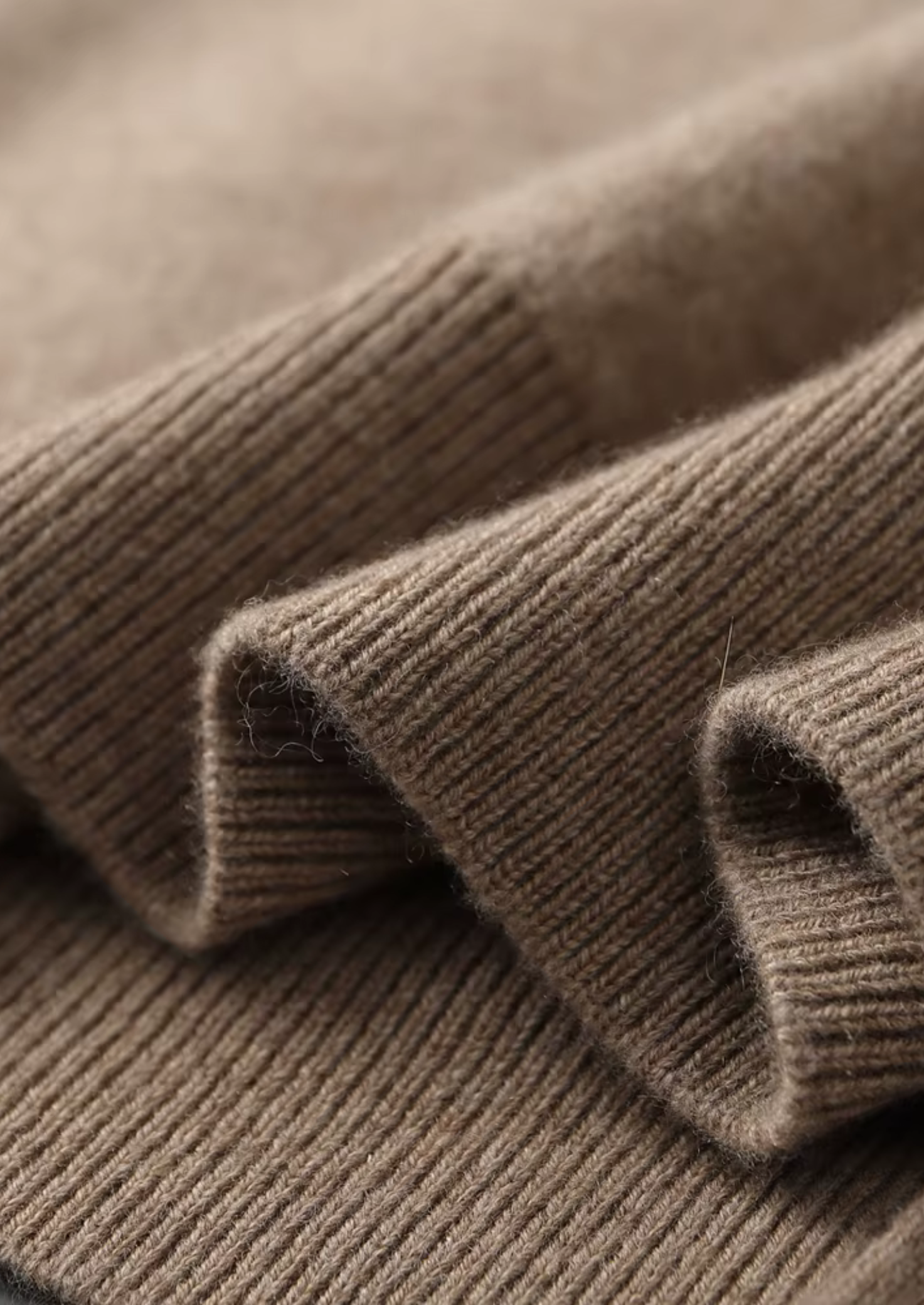 Sweat à capuche zippé en cachemire premium bicolore