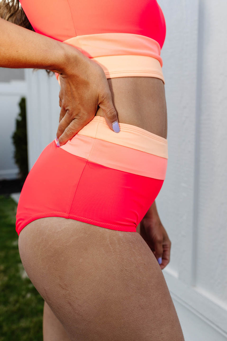 The Kaida — Obsidian Cutback Bikini Set