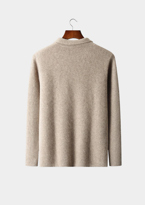 Cardigan en cachemire premium avec fermeture éclair