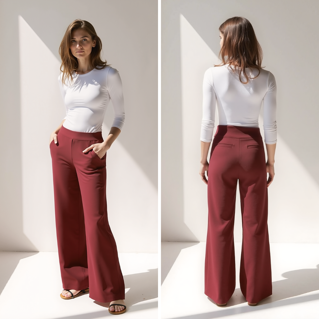 The Kyro Wide-Leg Trousers — Mist