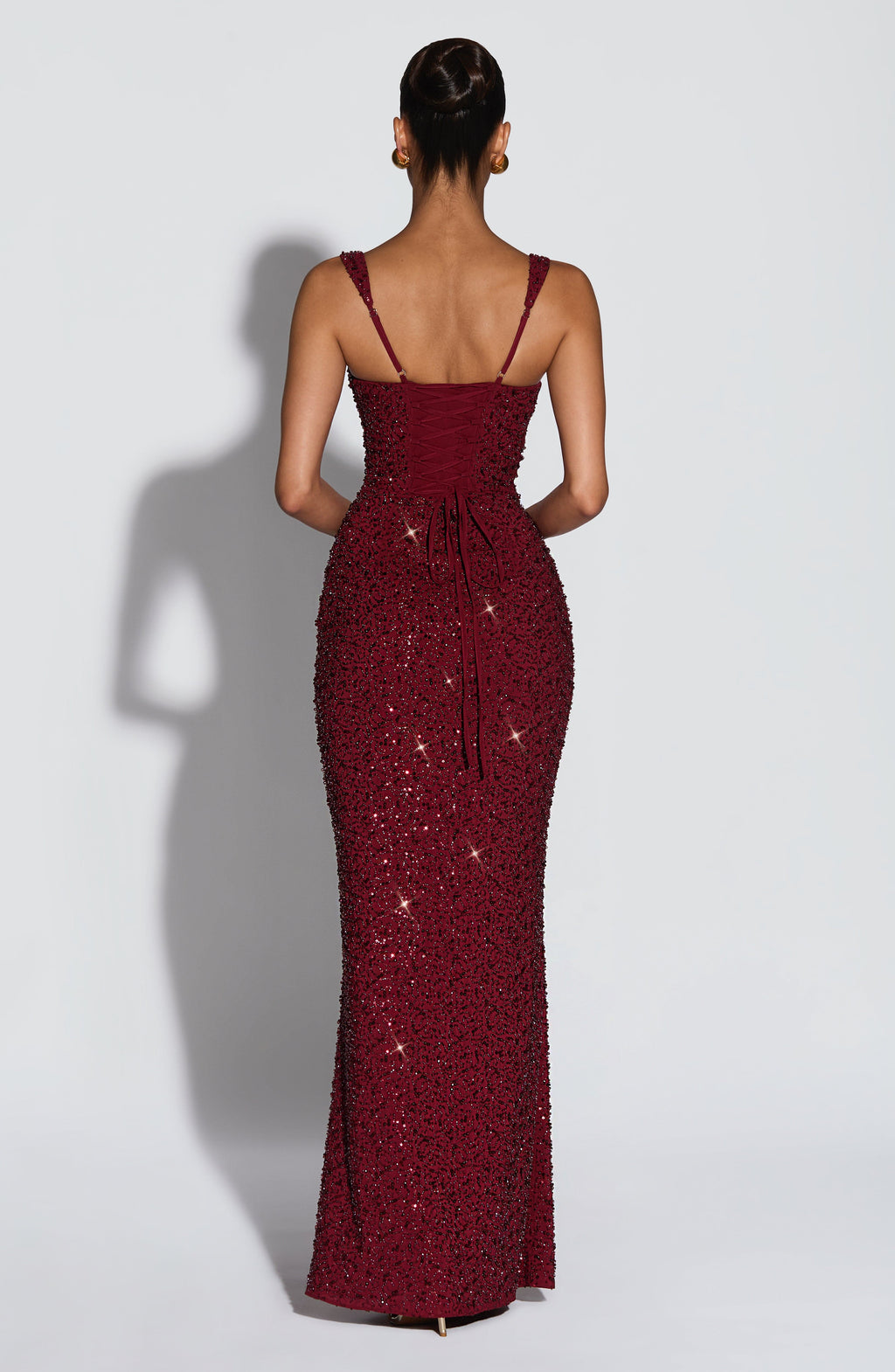 ROSALIND | Robe longue à encolure carrée