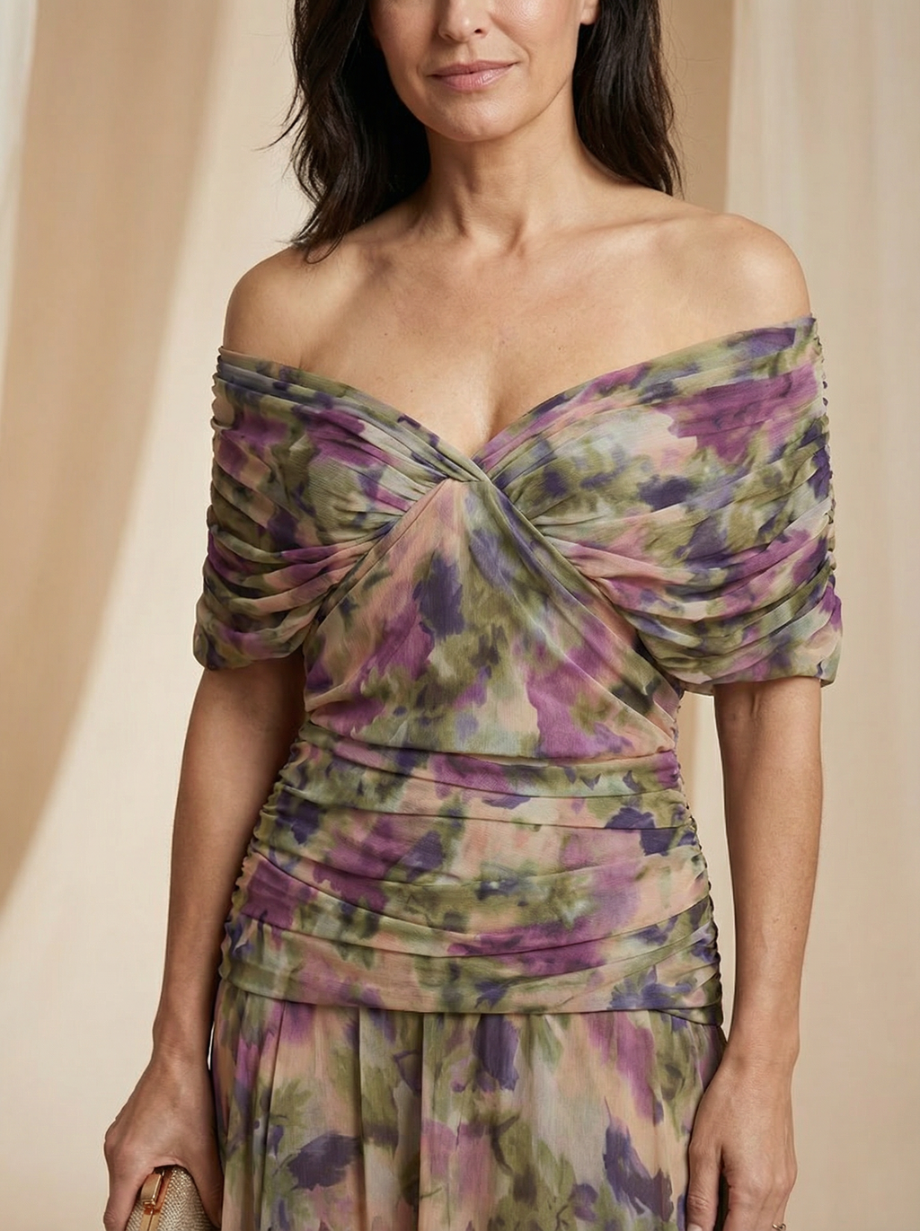 Robe élégante en soie Santana – Maison Claire et Sylvie