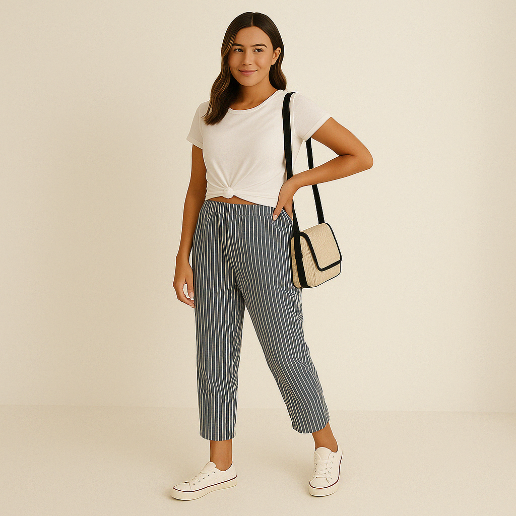 The Cael — Midnight Slim Oxford Pants