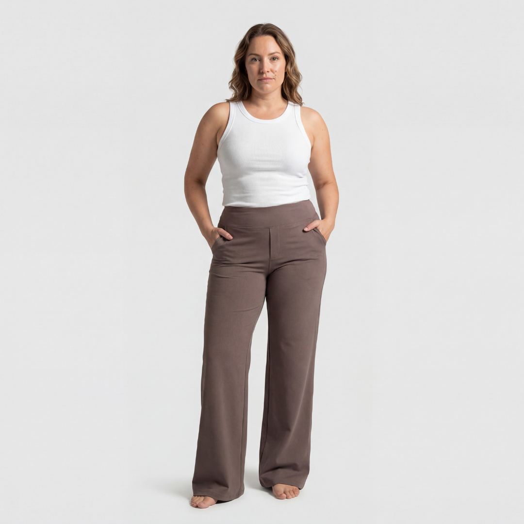 The Kyro Wide-Leg Trousers — Mist
