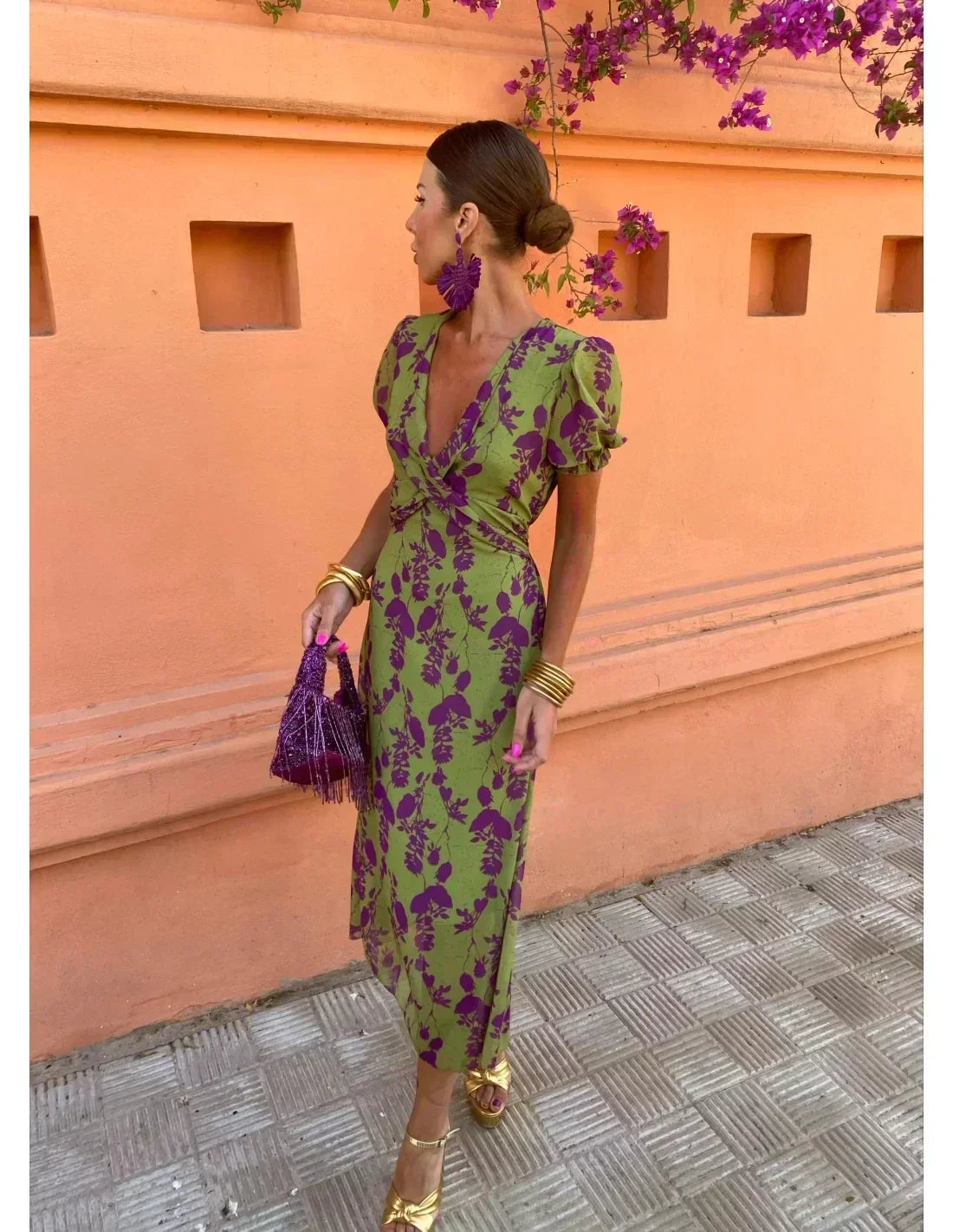 Lieke™ - Robe d'été vibrante à motifs