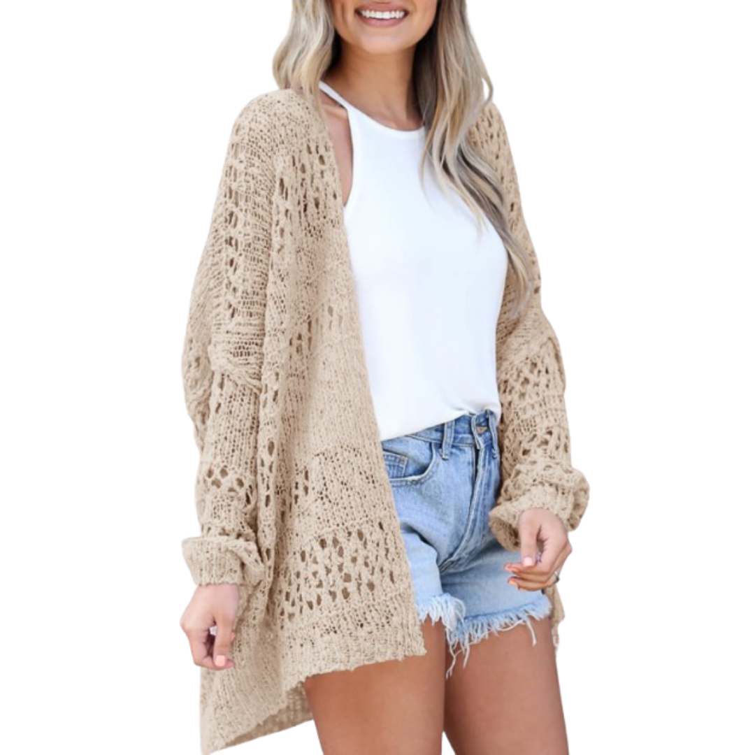 NAOMI | Cardigan d'été bohème léger oversize