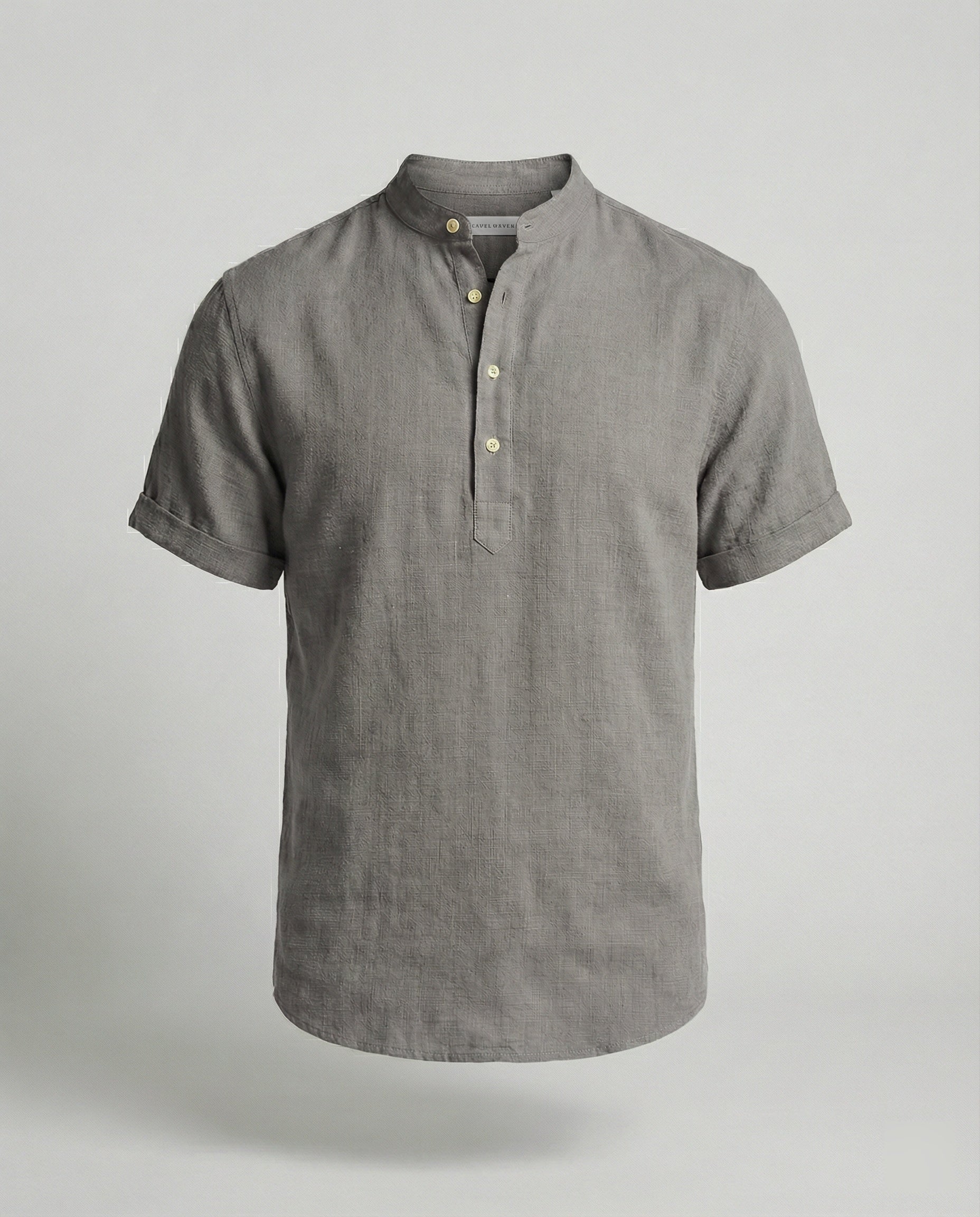 The Soren V-Neck Polo — Blush