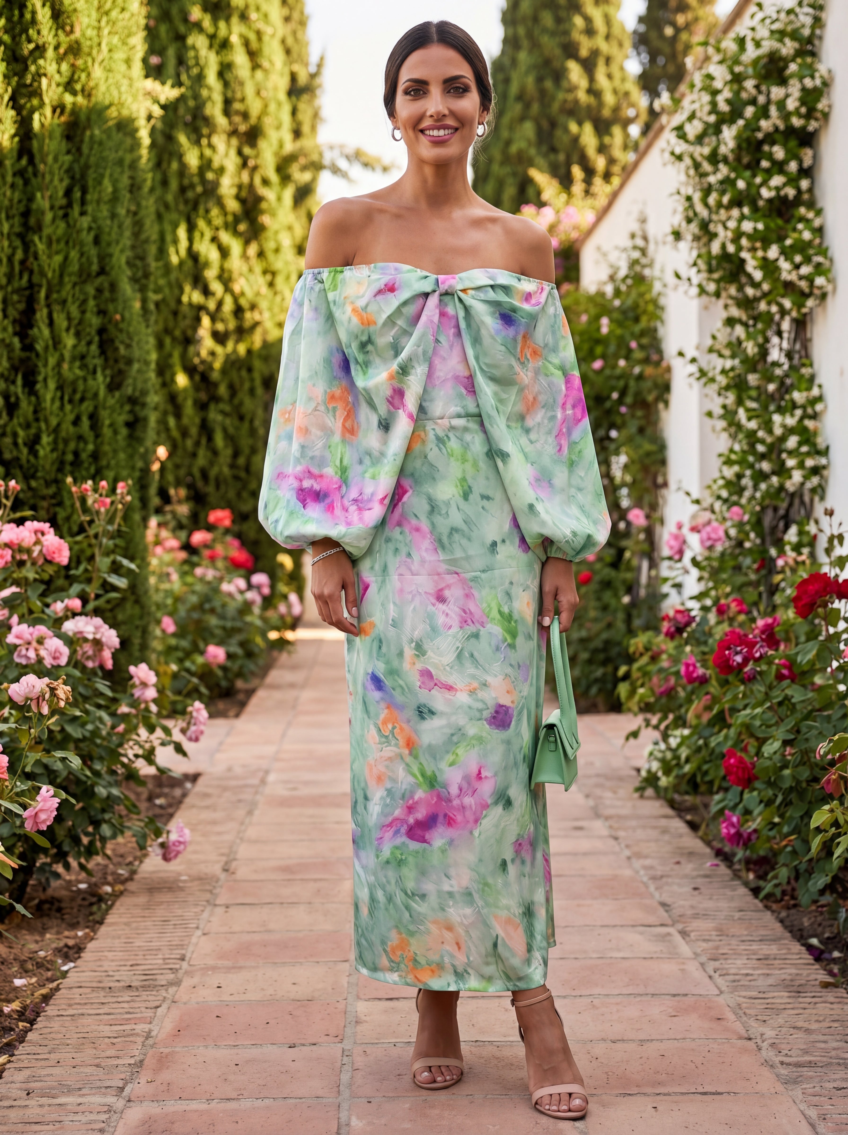 Robe Élégante Lindaraja en Tissu Premium – Maison Claire et Sylvie
