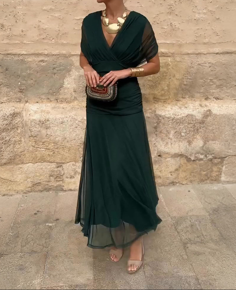 Lady™ - Robe portefeuille drapée