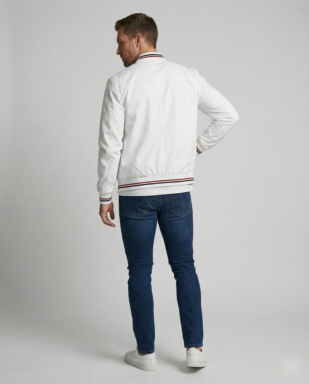 The Cael Bomber — Chalk White