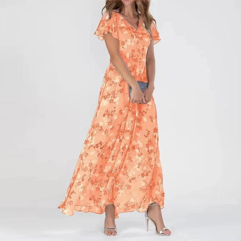 Fleur™ - Robe Chic avec Effet Galbant