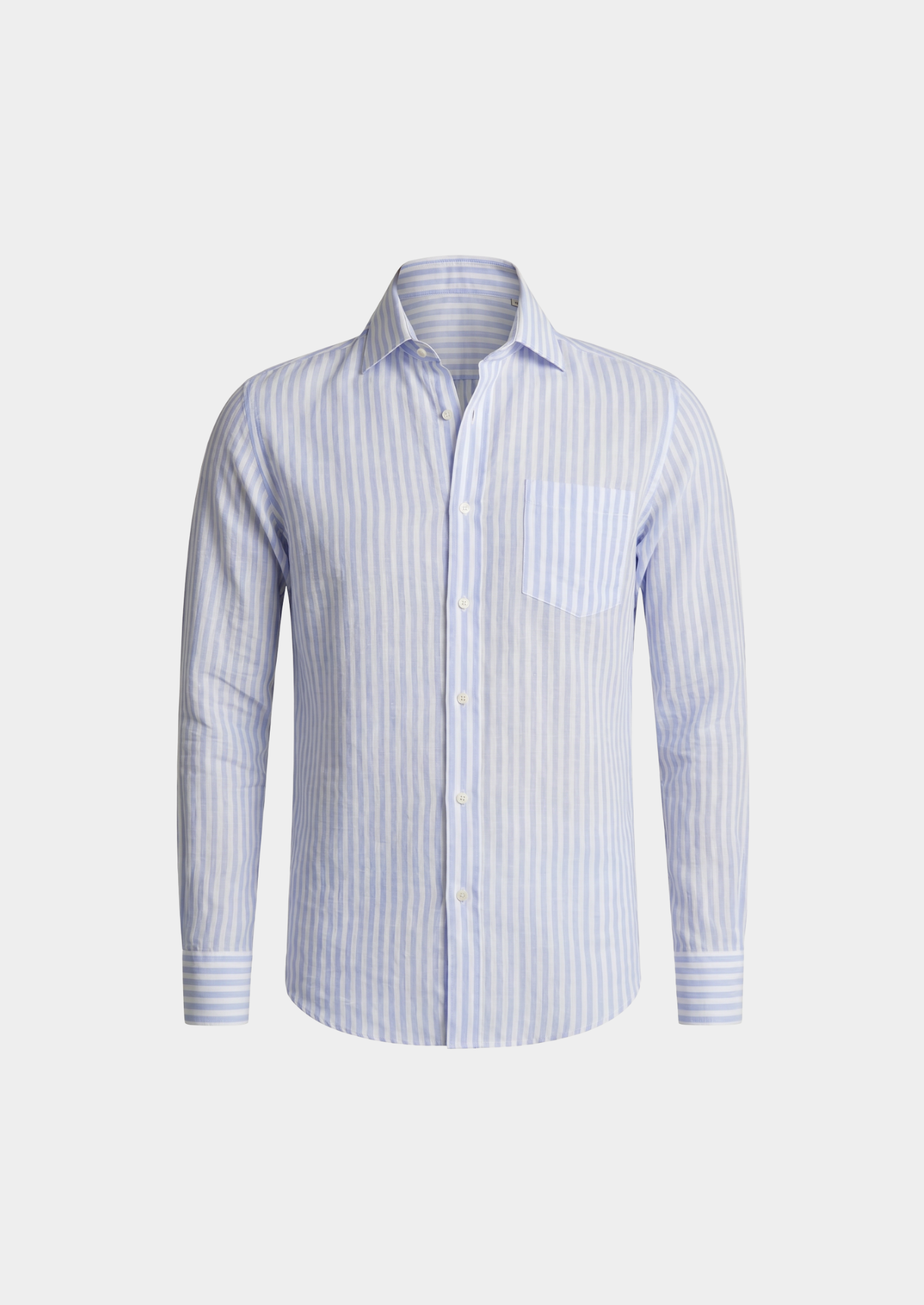CHEMISE RAYÉE CÔTIÈRE PORTOFINO - Bleu Clair