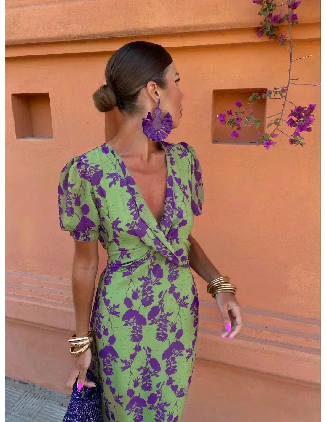 Lieke™ - Robe d'été vibrante à motifs