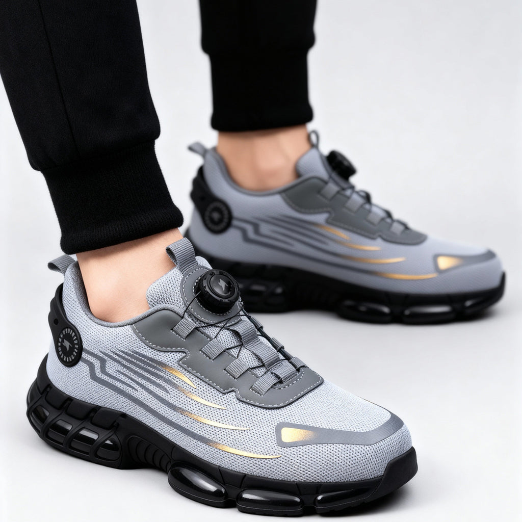 The Kyro Steel — Slate Dial Safety Shoes