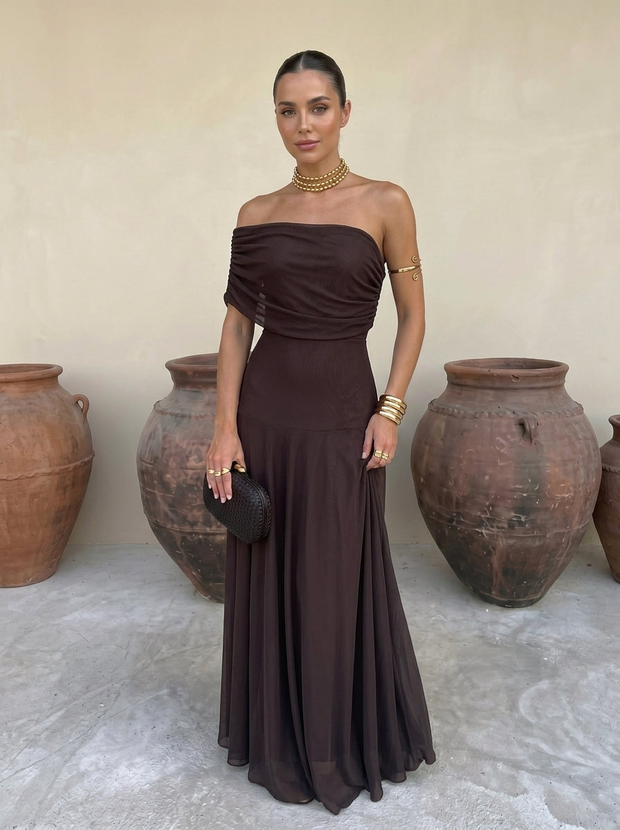Robe Élégante Simba en Tulle de Soie – Maison Claire et Sylvie