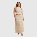 Sablea Set — Onyx Halter & Maxi Skirt