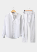 ENSEMBLE D'ÉTÉ DOLCEVITA MANCHES LONGUES – BLANC PUR