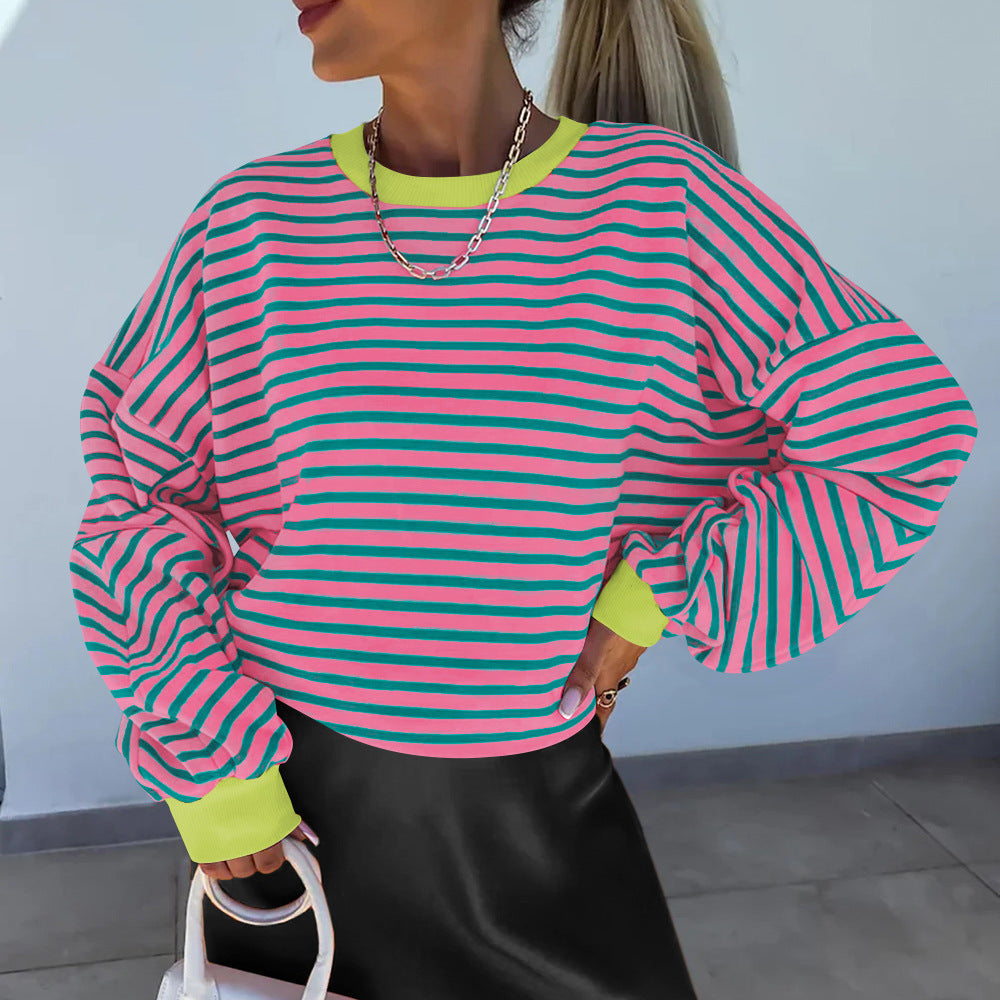 Eira — Balloon Sleeve Crew Sweatshirt