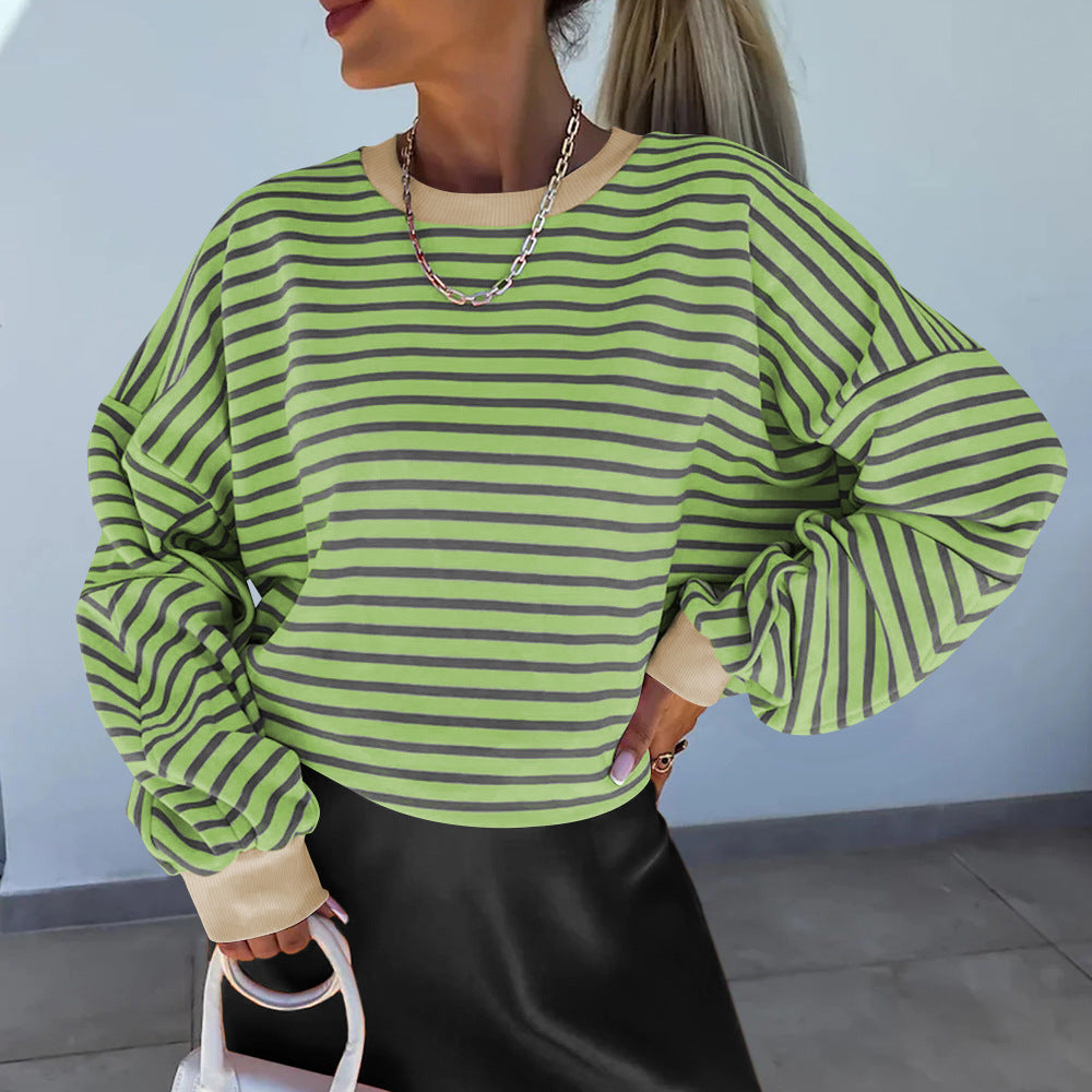 Eira — Balloon Sleeve Crew Sweatshirt